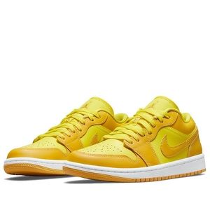 YELLOW STRIKE JORDAN 1 low SIZE 6.5W